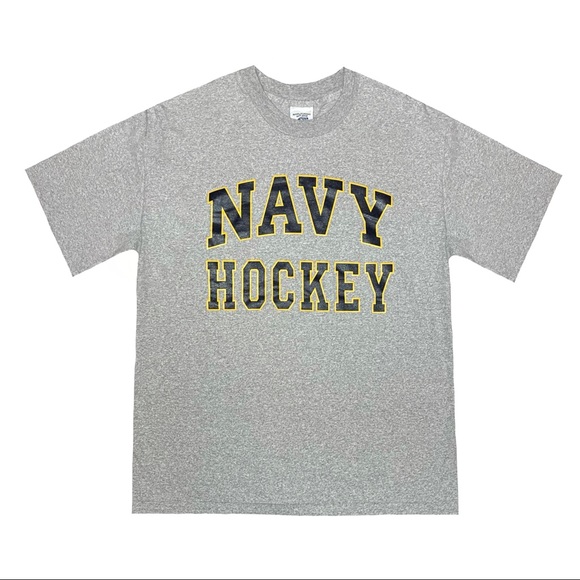 Vintage single stitch Navy hockey t-shirt. Thick material. - Picture 1 of 3
